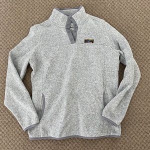 L.L. Bean sweater fleece pullover
